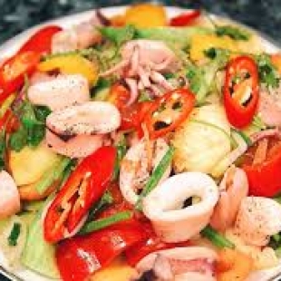 Mực Xào Chua Ngọt