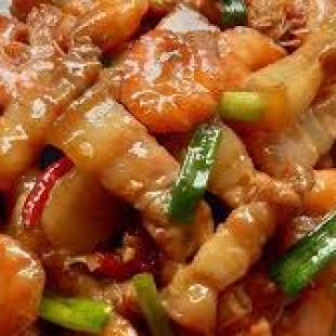 Ba Chỉ Thịt Ram Tôm