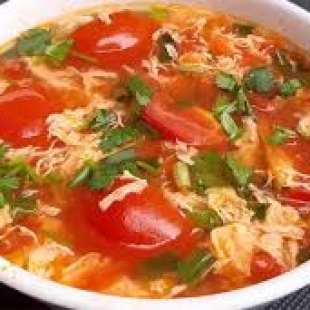 Canh Cà Chua Trứng Thì Là